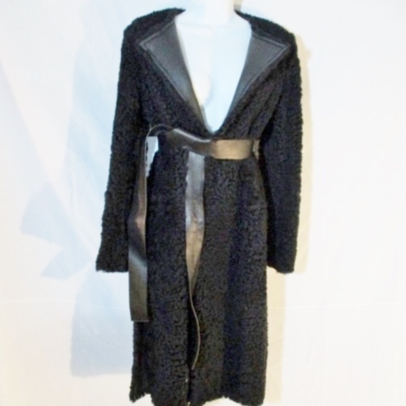 Celine Jackets & Blazers - NWT CELINE LAMBSKIN SHEARLING FUR LEATHER coat
